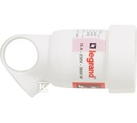 050104 Portable Socket 2P+E 16A White with Handle
