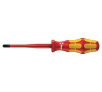 05020134001 Screwdriver insulated SL/PZ2 L.KLIn: 100mm L. total: 98mm WERA