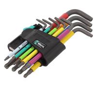 05024335001 key set Torx®, Torx® with lock steel Qty: 9 WERA