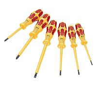 05051576001 Set: screwdriver insulated Pozidriv®, flat 6pcs. WERA