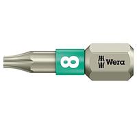 05071030001 bit Torx® TX08 L. total: 25 mm mounting: 1/4" (D6.3 mm) TORSION WERA