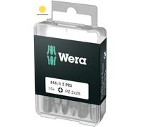 Wera 855/1Z SB Extra Tough Pozi Screwdriver Bits PZ1 25mm Pack of 10