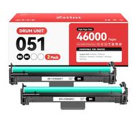 051 Drum Unit 2-Pack High Yield Replacement for Canon 051 CRG051 Imaging Drum Compatible with Canon imageClass MF263dn MF264dw MF266dw MF267dw MF269dw LBP162dw LBP161dn LBP160 MF260 Series Printer