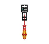 05100021001 Screwdriver insulated SL/PZ1 L.KLIn: 80mm L. total: 178mm WERA