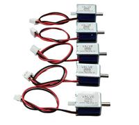 0520D Mini Electric Solenoid Valve DC 3V 4.5V 6V 12V 24V N/C Normally Closed Micro Air Gas Valve Flow Control DIY Pump Massager(DC 6.0V)