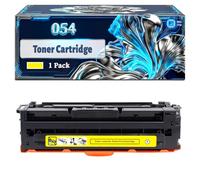 054 Toner Cartridge Compatible for Canon i-SENSYS LBP-621Cw MF643Cdw LBP-623Cdw MF645Cx MF641Cw Printers, With Chip Large Capacity 1500 Pages (1 Pack Yellow)