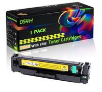 054H Compatible for Canon Toner Cartridges with Chip i-SENSYS LBP-621Cw LBP-623Cdw MF641Cw MF643Cdw MF-643Cdw Printers (1 Pack Yellow)