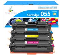 055 Toner Cartridge Compatible for Canon 055 055H i-SENSYS MF742Cdw | MF744Cdw LBP663Cdw MF746Cx LBP664Cx MF743Cdw MF741Cdw LBP660C MF740C (Black Cyan Magenta Yellow, 4-Pack)