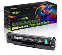 055H Compatible for Canon Toner Cartridges with Chip i-SENSYS MF742Cdw MF743Cdw MF744Cdw Printers (1 Pack Black)