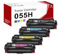 055H Toner Cartridge 4-Pack Replacement for Canon 055H 055 Toner Cartridges Compatible with Canon imageCLASS MF743Cdw MF741Cdw MF746Cdw MF745Cdw LBP663Cdw LBP664Cx Printers.