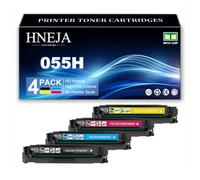 055H Toner Cartridges for Canon I-SENSYS LBP664Cx LBP663Cdw MF746Cx MF744Cdw MF742Cdw Printer, 055HK 055HC 055HM 055HY Toner Cartridge Replacement,4 Colors-1 Pack
