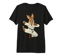 0573 The Karate Rabbit Kid 2021 Plus 4 Mumzy Maria Uberstein Premium T-Shirt