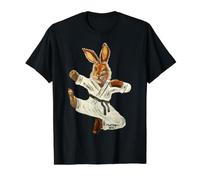 0573 the Karate Rabbit Kid 2021 Plus 4 Mumzy Maria Uberstein Value Graphic T-Shirt, Men, Black, L