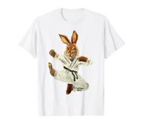 0573 the Karate Rabbit Kid 2021 Plus 4 Mumzy Maria Uberstein Value Graphic T-Shirt, Men, White, M