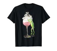0576 5 Cocktails the Frog 2021 Plus 4 Mumzy Maria Uberstein Value Graphic T-Shirt, Men, Black, S