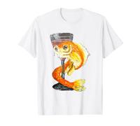 0576 Cocktails Fisch 2021 Plus 4 Mumzy Maria Uberstein Value Graphic T-Shirt, Men, White, L