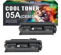 05A CE505A 05X CE505X Compatible for HP LaserJet P2035 P2055DN P2035N Toner | 2-Pack CE505D CE505AD CE505XD Black for LaserJet P2035 P2055DN P2035N P2055 P2055D P2055X P2030 P2050