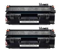 05A CE505A 80A CF280A Toner Compatible with HP 05A 80A CE505A CF280A LaserJet P2030 P2033 P2033N P2034 P2034n P2035 P2035N P2036 P2036N P2036N P200 37 P2 P037N P2053 P2054 P2055 P2056 Pack of 2