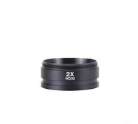 05X 07X Auxiliary Objective Distance for Trinocular 48Mm Stereo Zoom Microscope Binocular Mount Glass Optics Increases Lens Working Or Magnification for（20X）