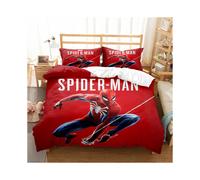 (06, Double-200*200cm) Spider-man Bedding Single Double Duvet Cover Pillow Cases Set