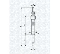 GLOW PLUG FITS: ALFA ROMEO 155 2.5 TD .ALFA ROMEO 164 SEDAN 2.5 TD .ALFA ROME