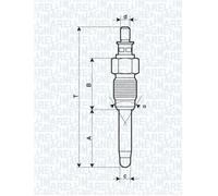 062900059304 MAGNETI MARELLI Glow Plug for RENAULT