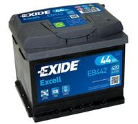 063 Car Battery Exide EB442 12V 44Ah 420 CCA - Dynamp DE431Equivalent