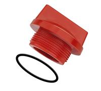 0631211159 Trash Pump Drain/Fill Cap with O Ring Replacement for Multiquip Gasoline Engine Trash Pump Model QP3TH, QP3TE, QP4TH, QP4TE Drain/Flooding Plug - PF1 1/2"