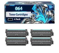 064 Toner Cartridges Compatible for Canon i-SENSYS LBP722Cdw MF842Cdw LBP732Cdw MF832cdw Printers, With Chip Large Capacity 6000 Pages (4 Pack Black)