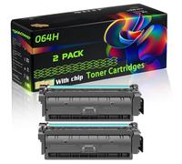 064H Compatible for Canon Toner Cartridges with Chip i-SENSYS LBP722Cdw MF842Cdw LBP732Cdw Printers (2 Pack Black)