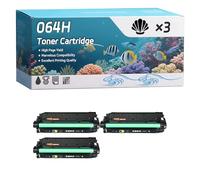 064H Toner Cartridge Compatible for Canon i-SENSYS MF832Cdw i-SENSYS LBP722cdw i-SENSYS MF842cdw i-SENSYS LBP732cdw Printers, High-Definition Printing Effect with Chip, 23400 Pages (3 Pack Black)
