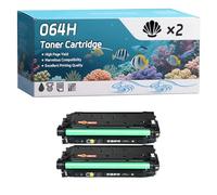 064H Toner Cartridge Compatible for Canon i-SENSYS MF832Cdw i-SENSYS LBP722cdw i-SENSYS MF842cdw i-SENSYS LBP732cdw Printers, High-Definition Printing Effect with Chip, 23400 Pages (2 Pack Black)