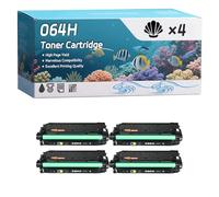 064H Toner Cartridge Compatible for Canon i-SENSYS MF832Cdw i-SENSYS LBP722cdw i-SENSYS MF842cdw i-SENSYS LBP732cdw Printers, High-Definition Printing Effect with Chip, 23400 Pages (4 Pack Black)