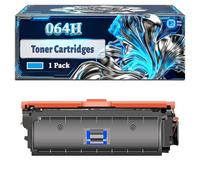 064H Toner Cartridges Compatible for Canon i-SENSYS LBP722Cdw LBP732Cdw MF832Cdw MF842Cdw Printers, With Chip Large Capacity 23400 Pages (1 Pack Cyan)