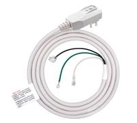 0651515LY L15515 14AWG LCDI Power Cord Plug for A/C Air Conditioner, E250451 UL Certified, 7.5FT Leakage Current Detection Interrupter Replacement, 120VAC 15Amp 1800W 60Hz NEMA 5-15P (1 Pack)