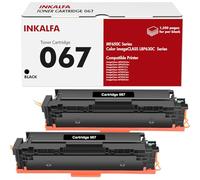 067 067H Black Toner Cartridge 2 Pack MF656CDW MF654CDW Compatible Replacement for Canon 067 Black 067H Color ImageCLASS LBP632CDW MF653Cdw LBP633CDW MF651CW LBP631CW Printer High Yield Ink | 2-Pack