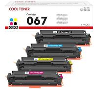 067 067H Toner Cartridge Set: Compatible for Canon 067 067H i-SENSYS MF655Cdw MF657Cdw MF651Cw LBP631Cw LBP632Cdw LBP633Cdw MF656Cdw MF653Cdw MF654Cdw 4 Packs ( Black Cyan Yellow Magenta )