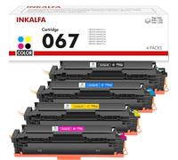 067 Compatible Toner Cartridge Replacement for Canon 067 067H i-SENSYS MF655CDW MF657CDW LBP631CW LBP633CDW MF651CW-Printer (Black Cyan Yellow Magenta, 4-Pack)