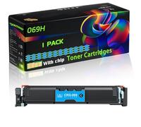 069H Compatible for Canon Toner Cartridges with Chip imageCLASS MF752Cdw LBP673Cdw MF753Cdw MF753Cdw LBP674Cx Printers (1 Pack Cyan)