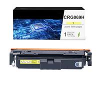 069H CRG-069H CRG069H Compatible Toner Cartridge, High Capacity (BK:7600 CMY:5500 Pages) for Canon i-SENSYS MF752 MF752Cdw MF754 MF754Cdw LBP673 LBP673Cdw Laser Printer (Yellow)