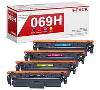 069H Toner Toner Cartridge Set MF753Cdw Compatible with Canon 069H 069 Toner Cartridge Set Canon Cartridge 069 High Yield for Canon Color imageCLASS MF753Cdw MF751Cdw LBP674Cdw Printer Ink (4 Pack)