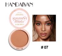 (07) 24 Hours Oil Control Makeup Powder, Moisturizing, Brightening, Ultra-matte, Press Powder, Nature, Waterproof, Lasting, Setting Powder