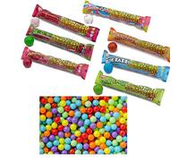 07 Flavours Mixed Zed Candy Jawbreaker 6 Ball Pack 49.5g 50p PMP - Sour Cherry, Watermelon, Strawberry, Tropical, Fireball, Blue Razz & Sour Apple