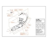 0703 - Muffler Leovince Sito 2-STROKE Peugeot VIVACITY 50