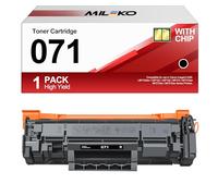 071 Black Toner Cartridge 1 Pack Compatible Replacement for Canon 071 071H Black Toner to Work for Canon imageCLASS LBP122dw LBP122 LBP120 MF270 Mf272dw Mf273dw Mf275dw Printers