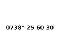0738 * 25 60 30 - Gold VIP Business Easy Mobile Phone Number Diamond Platinum UK Sim Card