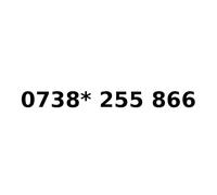 0738 * 255 866 - Gold VIP Business Easy Mobile Phone Number Diamond Platinum UK Sim Card