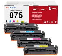 075 Toner Cartridge Set Replacement for Canon MF663Cdw MF662Cdw MF665Cdw | Works with Canon 075 075h Color imageCLASS MF663Cdw MF662Cdw MF665Cdw LBP646Cdw MF663Cdw LBP647Cdw MF660C LBP640C Printers