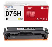 075h Black Toner Cartridge Replacement for Canon MF663Cdw MF662Cdw MF665Cdw | Works with Canon 075 075h Color imageCLASS MF663Cdw MF662Cdw MF665Cdw LBP646Cdw MF663Cdw LBP647Cdw MF660C LBP640C Printers