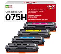 075H Toner Cartridges Compatible with Canon 075h 075 for MF663Cdw MF665Cdw | to Work with Color imageCLASS MF662Cdw MF663Cdw MF665Cdw LBP646Cdw LBP647Cdw LBP640 MF660 Series Printer(4 Pack)